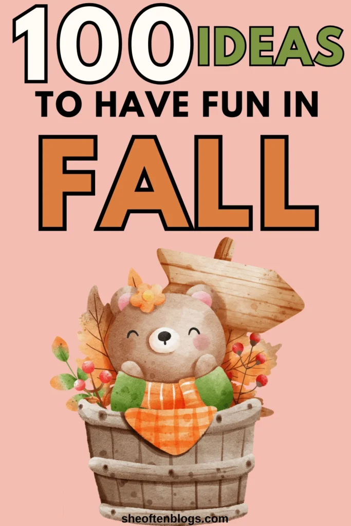 fall bucket list ideas
