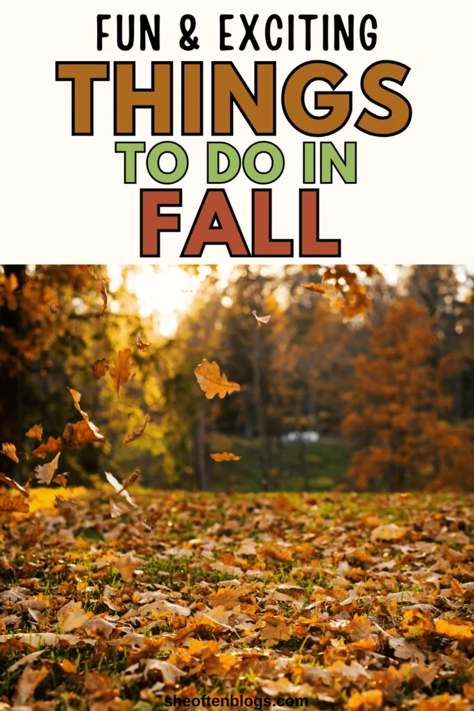 fall bucket list ideas