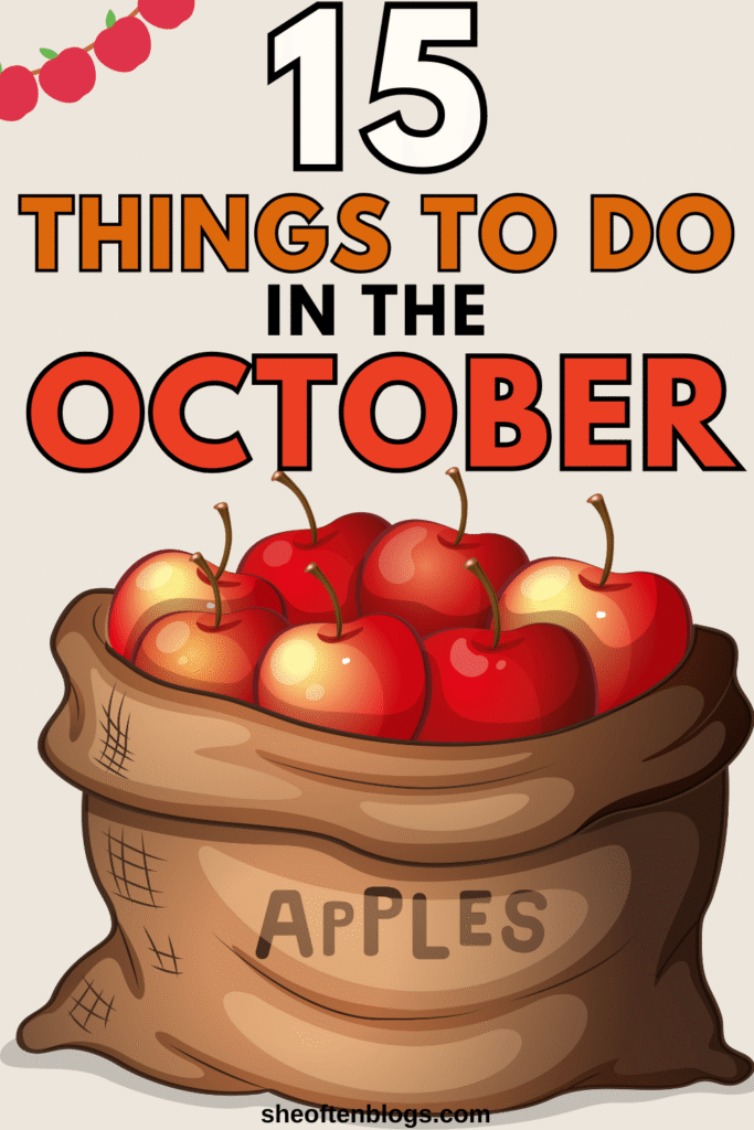 things to do in october