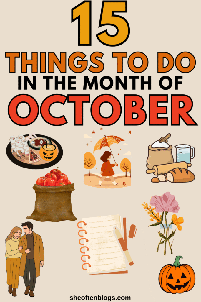 things to do in october