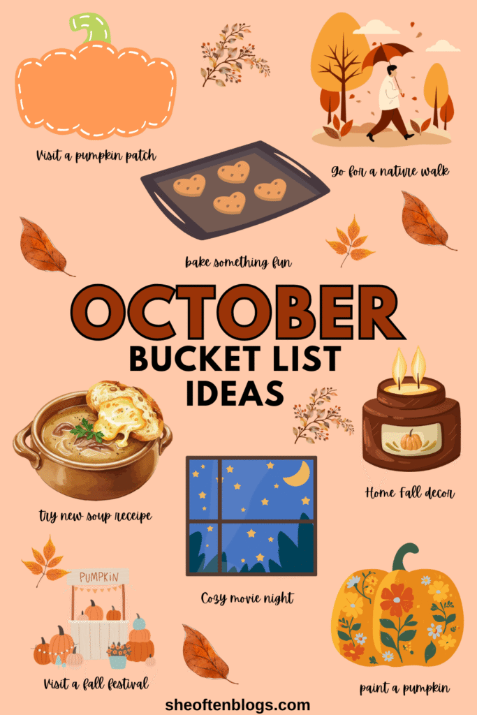 things to do in october