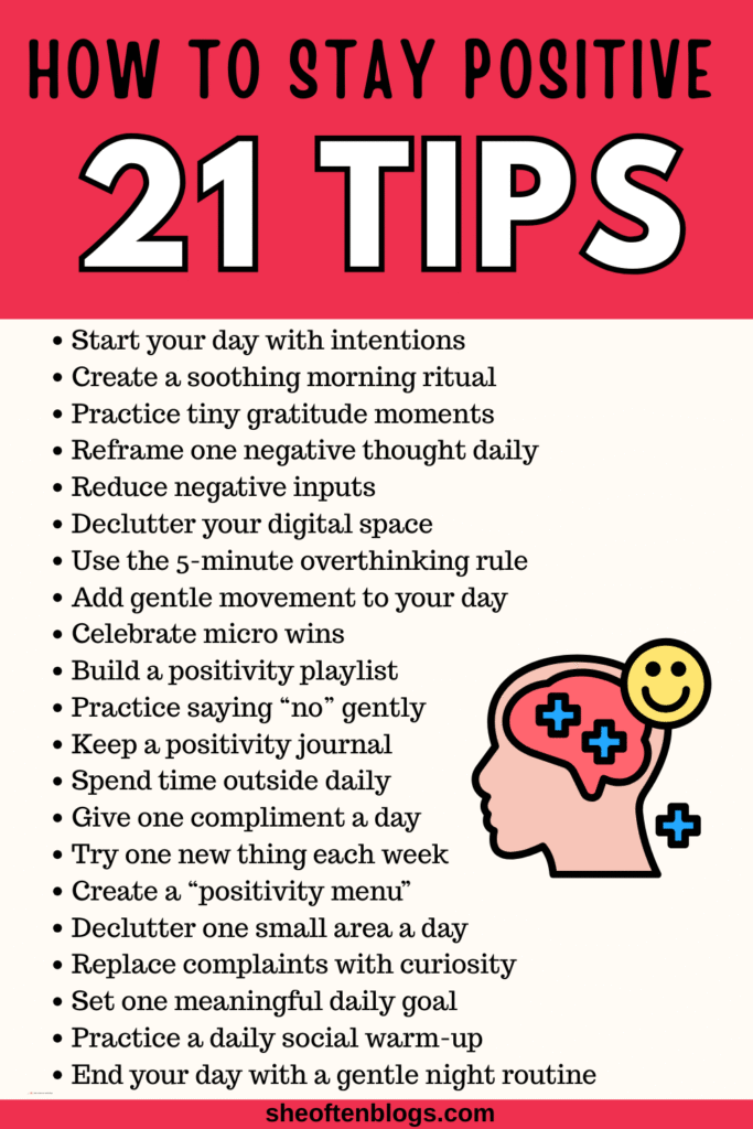 how to stay positive