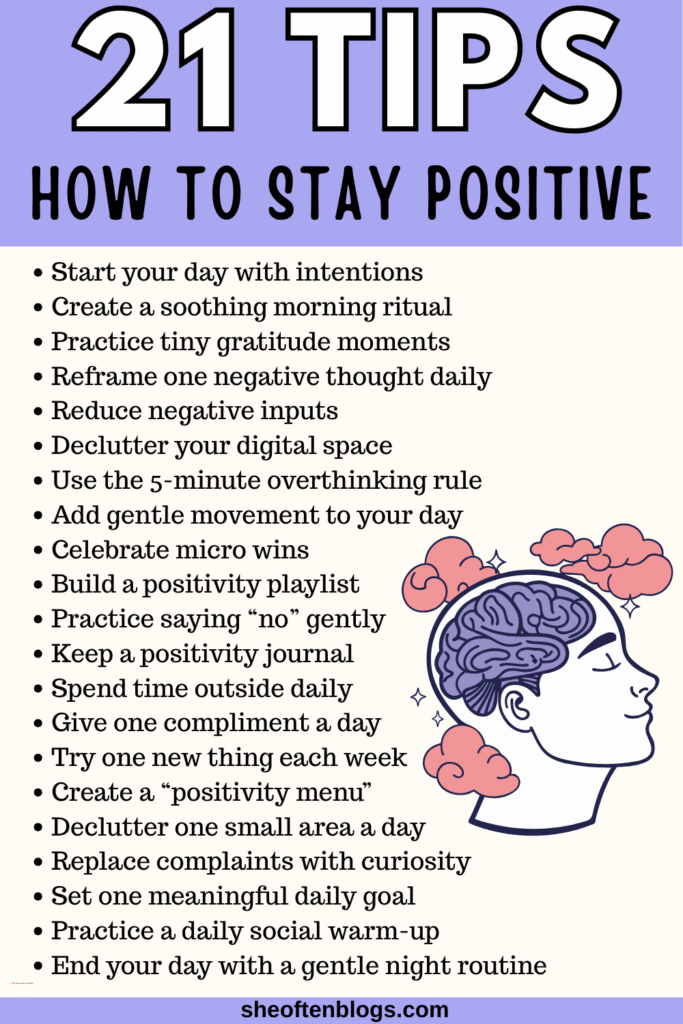 how to stay positive