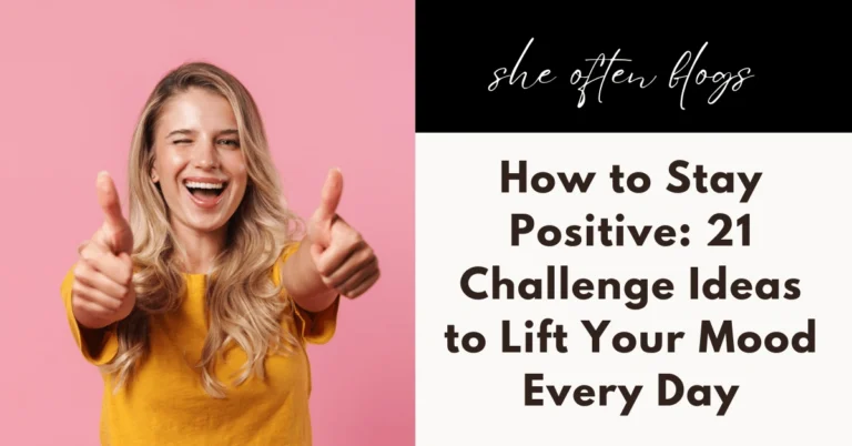 How to stay positive