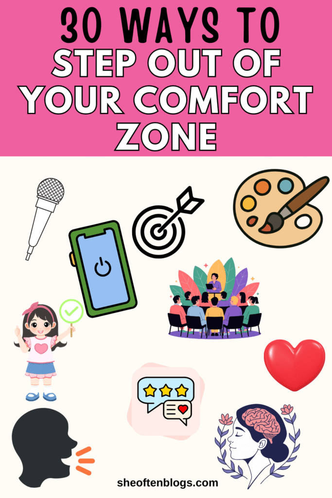 how to step out of your comfort zone