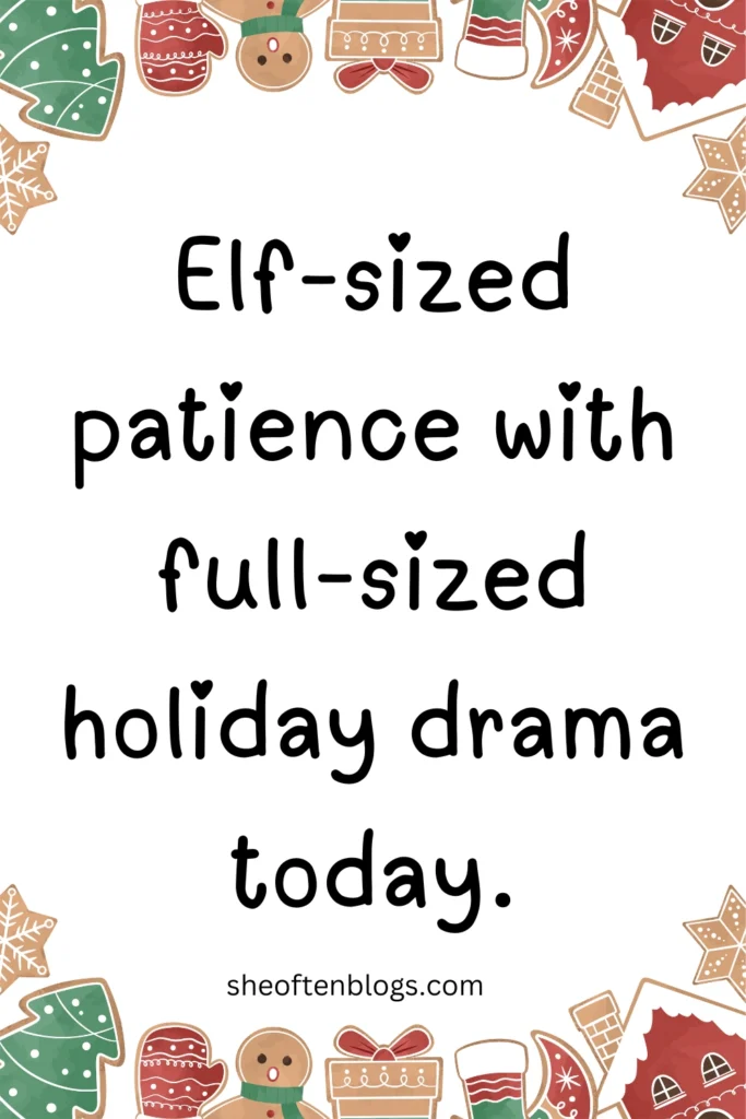 short Christmas captions