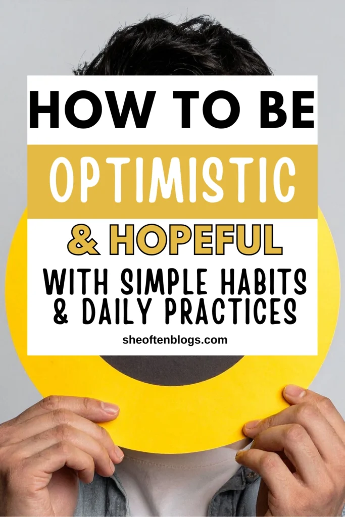 how to be optimistic