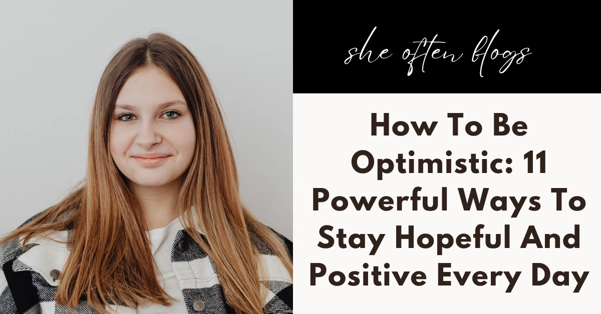 HOW TO BE OPTIMISTIC