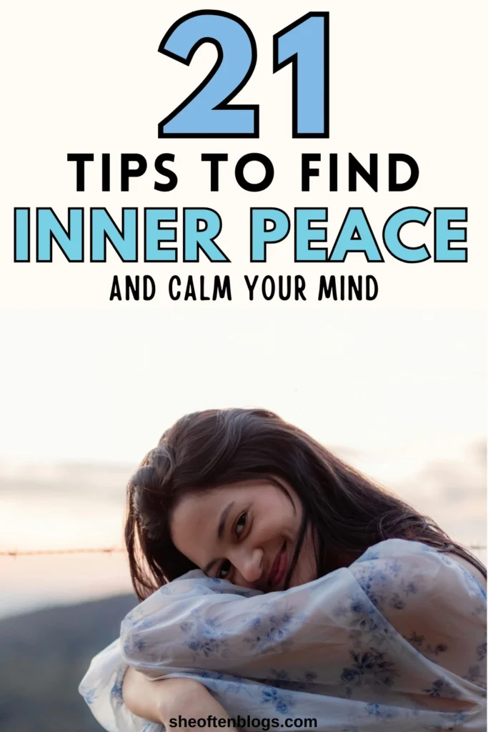 how to find your inner peace