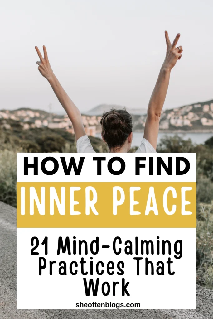 how to find your inner peace