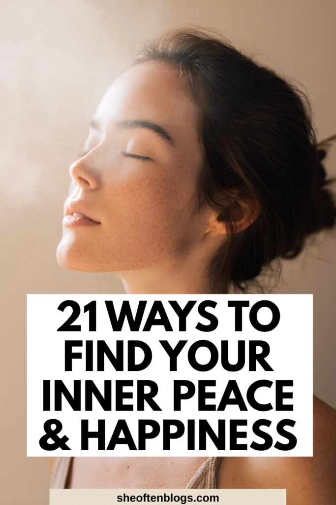 how to find your inner peace