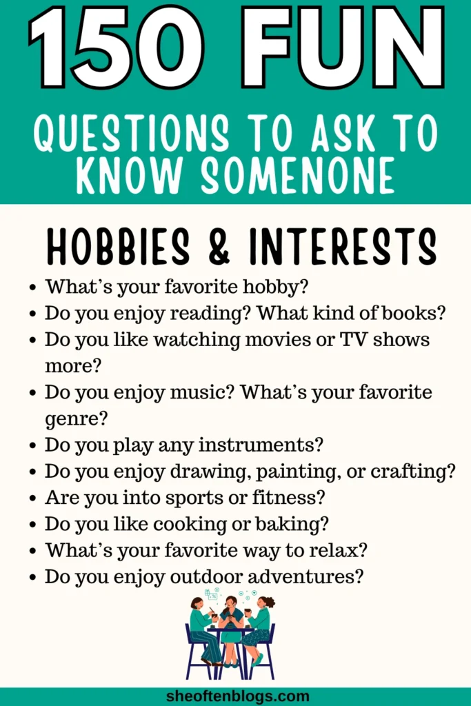 questions to ask to know someone