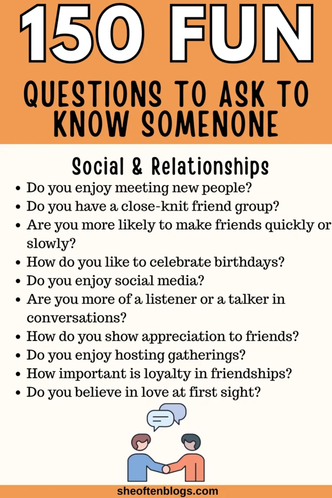 questions to ask to know someone