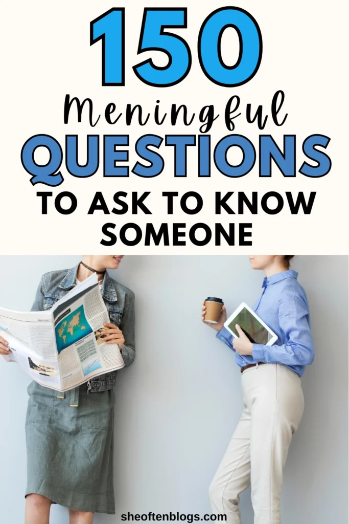 questions to ask to know someone