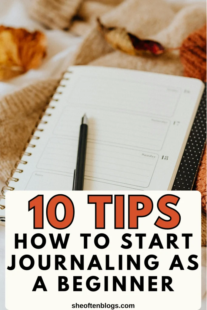 how to start journaling