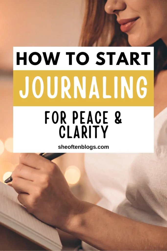 how to start journaling