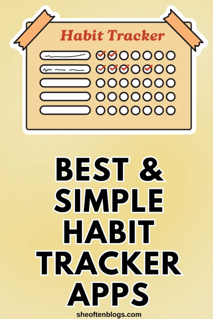 HABIT TRACKER APPS