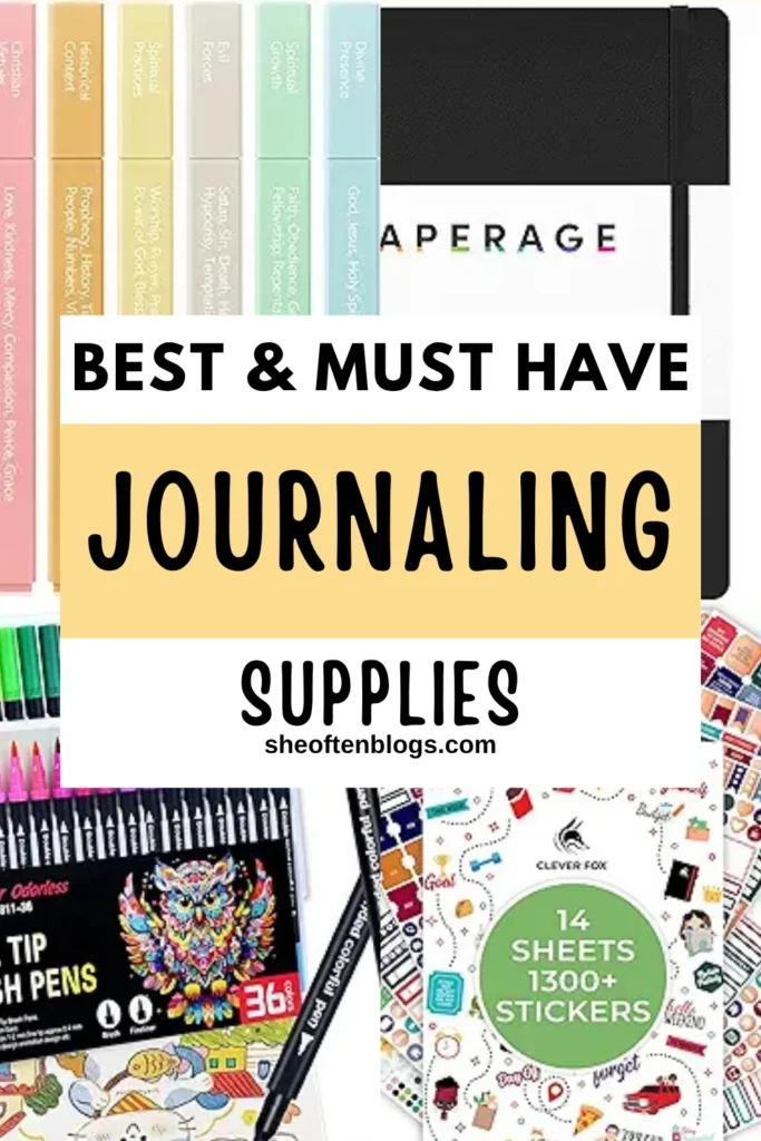best journaling supplies