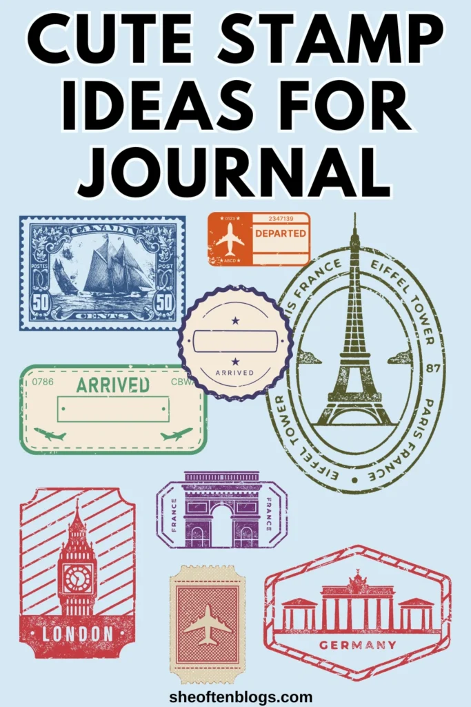 cute stamps for journal