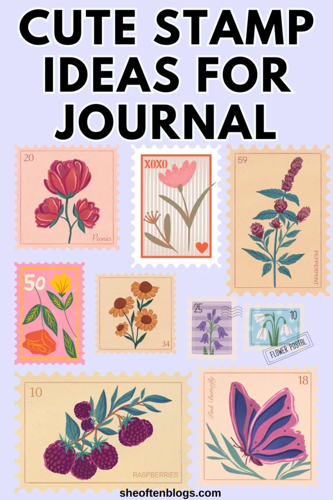 cute stamps for journal