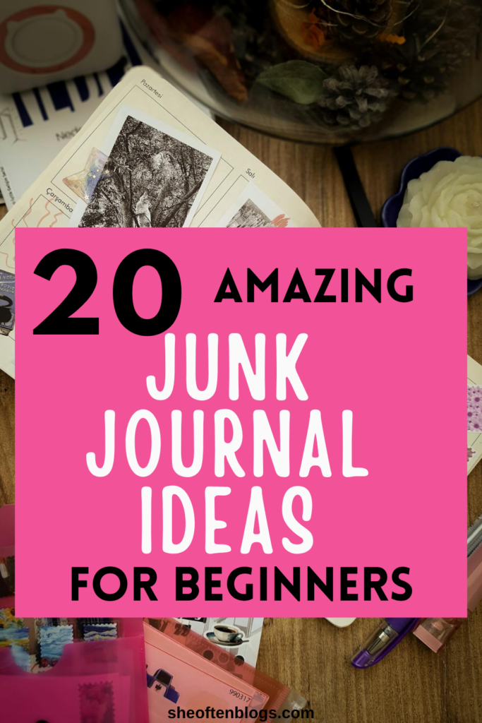 JUINK JOURNAL IDEAS