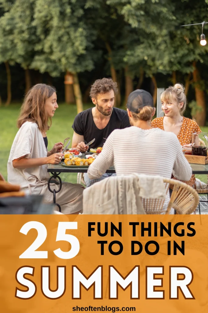 THINGS TO DO IN SUMMER
