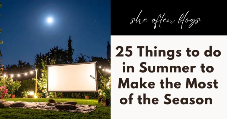 THINGS TO DO IN SUMMER