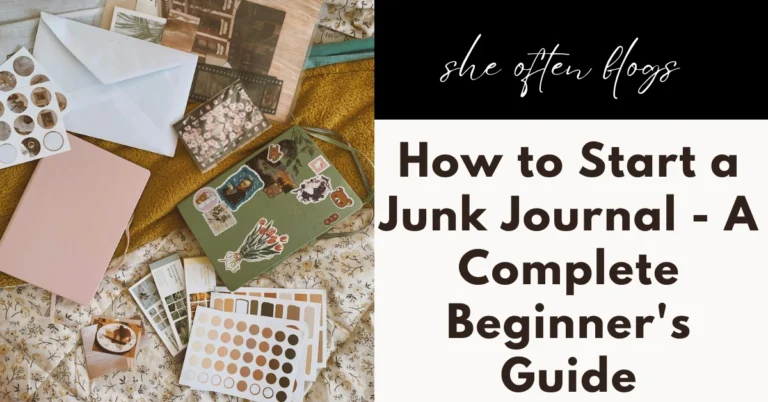 how to start a junk journal