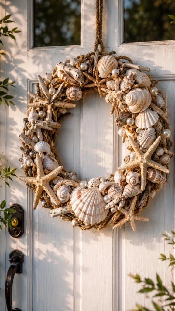 seashell wreath