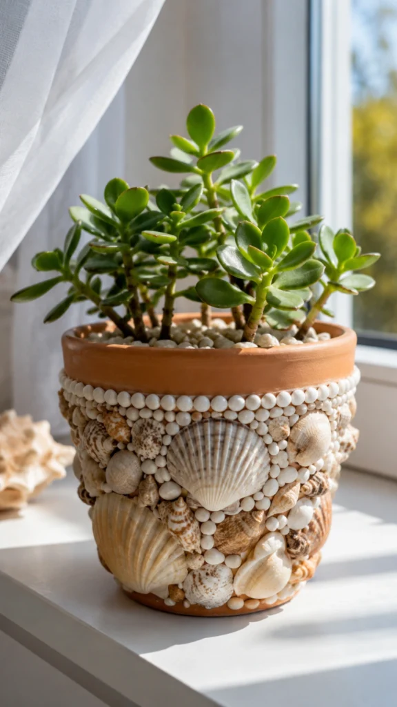 seashell pot