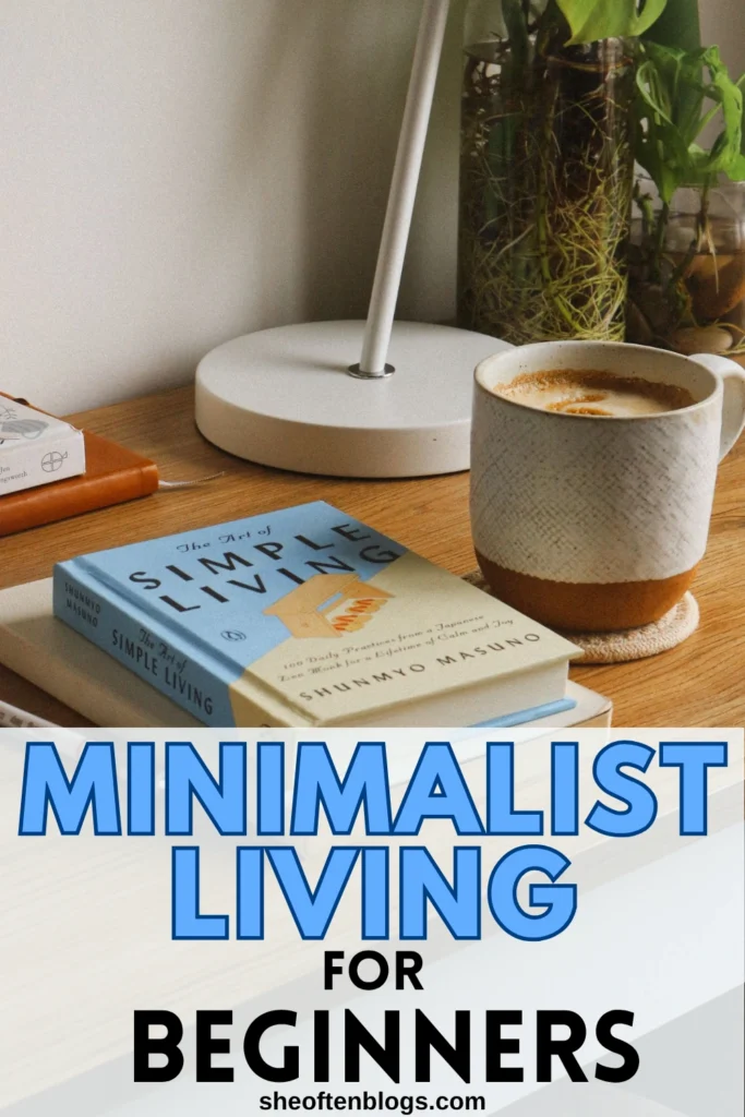 minimalist living for beginners