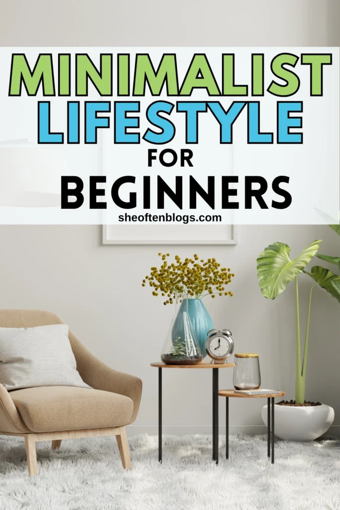 minimalist living for beginners