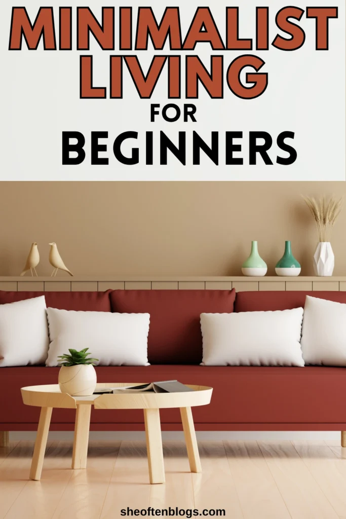 minimalist living for beginners