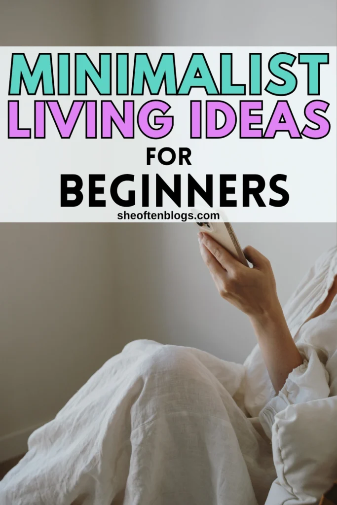 minimalist living for beginners